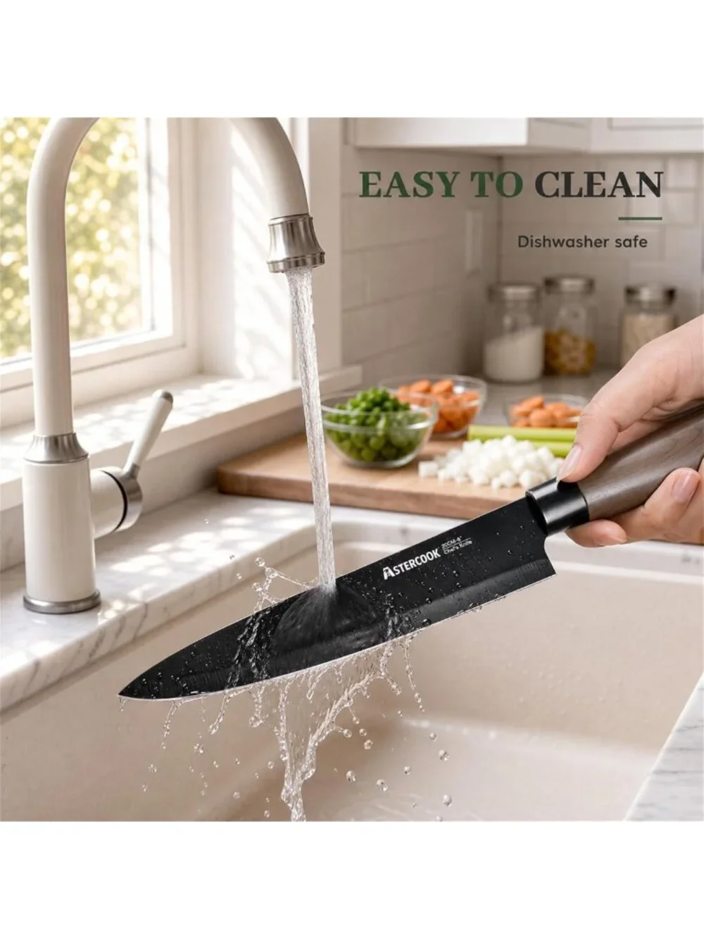 13-Piece Kitchen Knife Set - Non-Stick, Ergonomic, Dishwasher Safe, Gift-Ready!